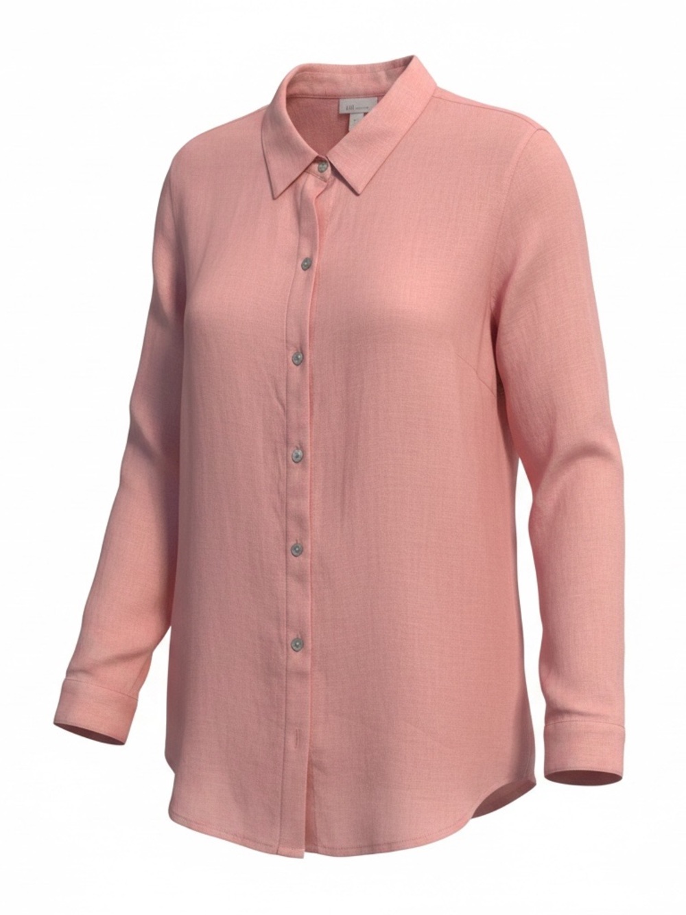 J.Jill Love Linen Grapefruit Pink Shirt Size Large NWT